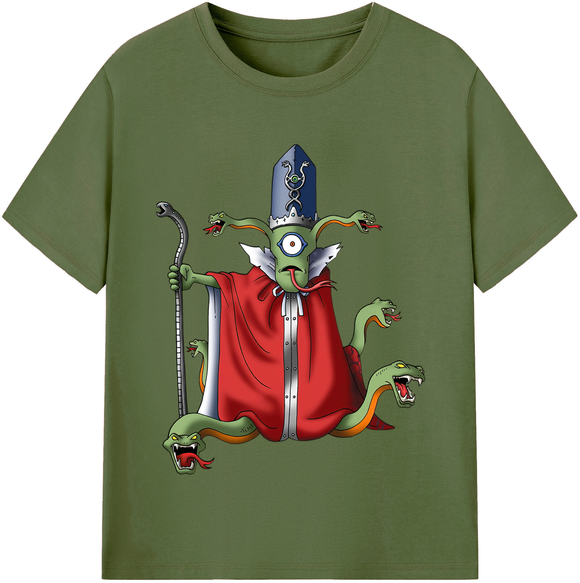 （画像用） ドラゴンクエスト Doragon Kuesuto Dragon Quest 綿100％半袖Tシャツ（フロントプリント）